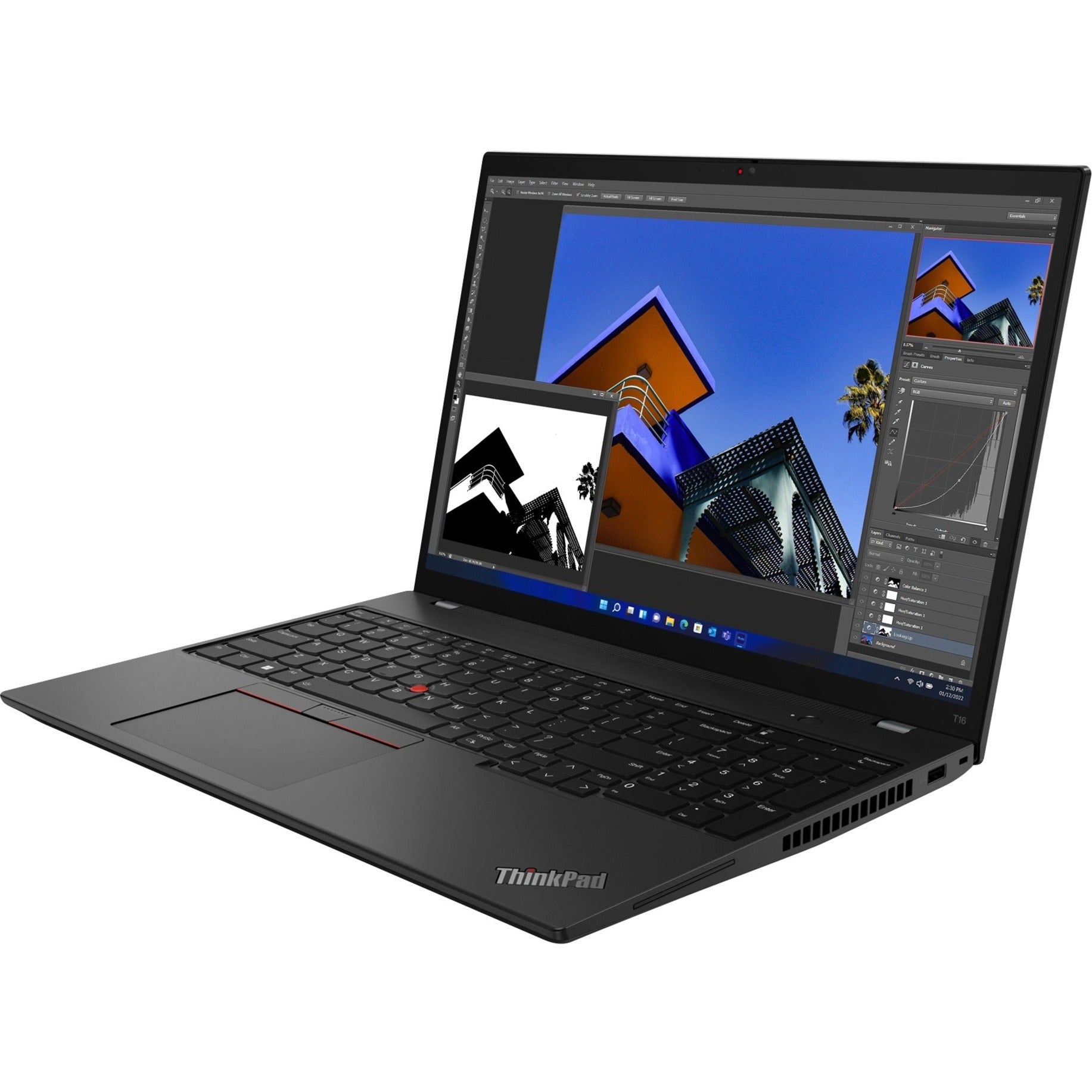 Lenovo 21CH0004US ThinkPad T16 Gen 1 16" Notebook, Ryzen 5 PRO, 16GB RAM, 256GB SSD, Windows 11 Pro