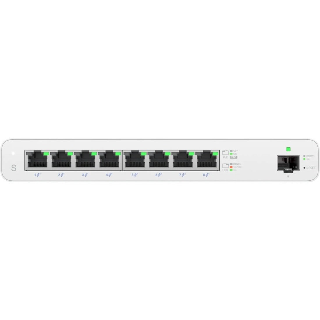 Ubiquiti UISP-S Commutateur Ethernet 8 ports Gigabit Ethernet PoE 1 emplacement SFP Gérable