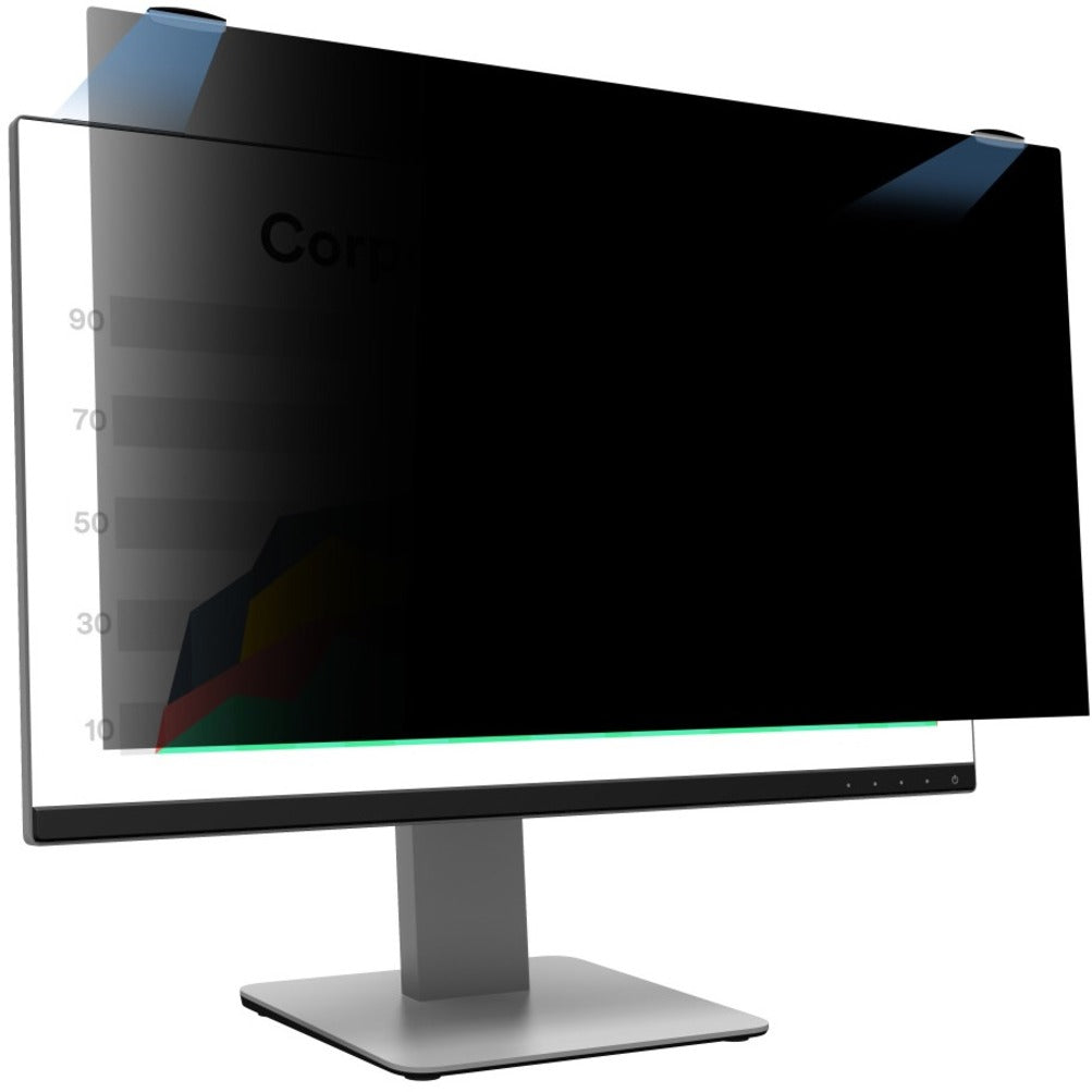 Modern monitor display with privacy filter mounted showing seamless integration-alternate-image4