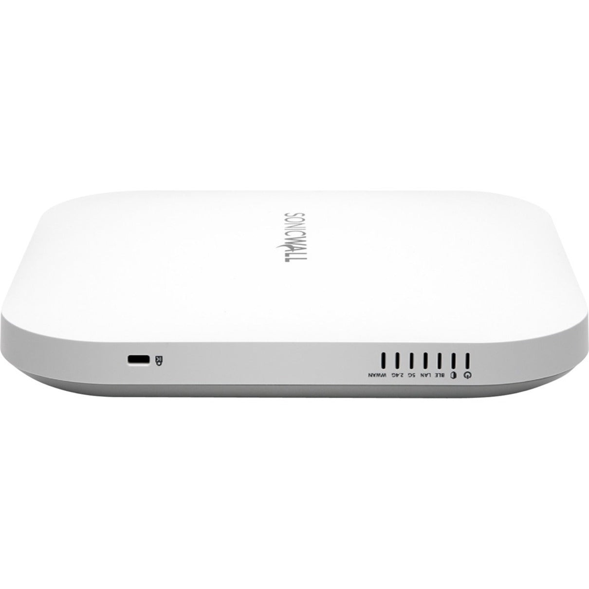 Front view of SonicWall SonicWave 641 wireless access point showing ports and ventilation system-alternate-image1