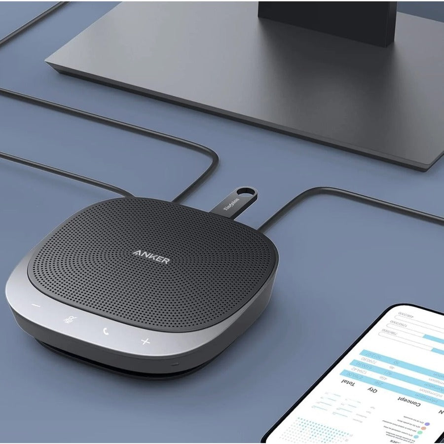 ANKER A3307041 PowerConf S360 Speakerphone, Bluetooth, Echo Cancellation, Noise Cancellation