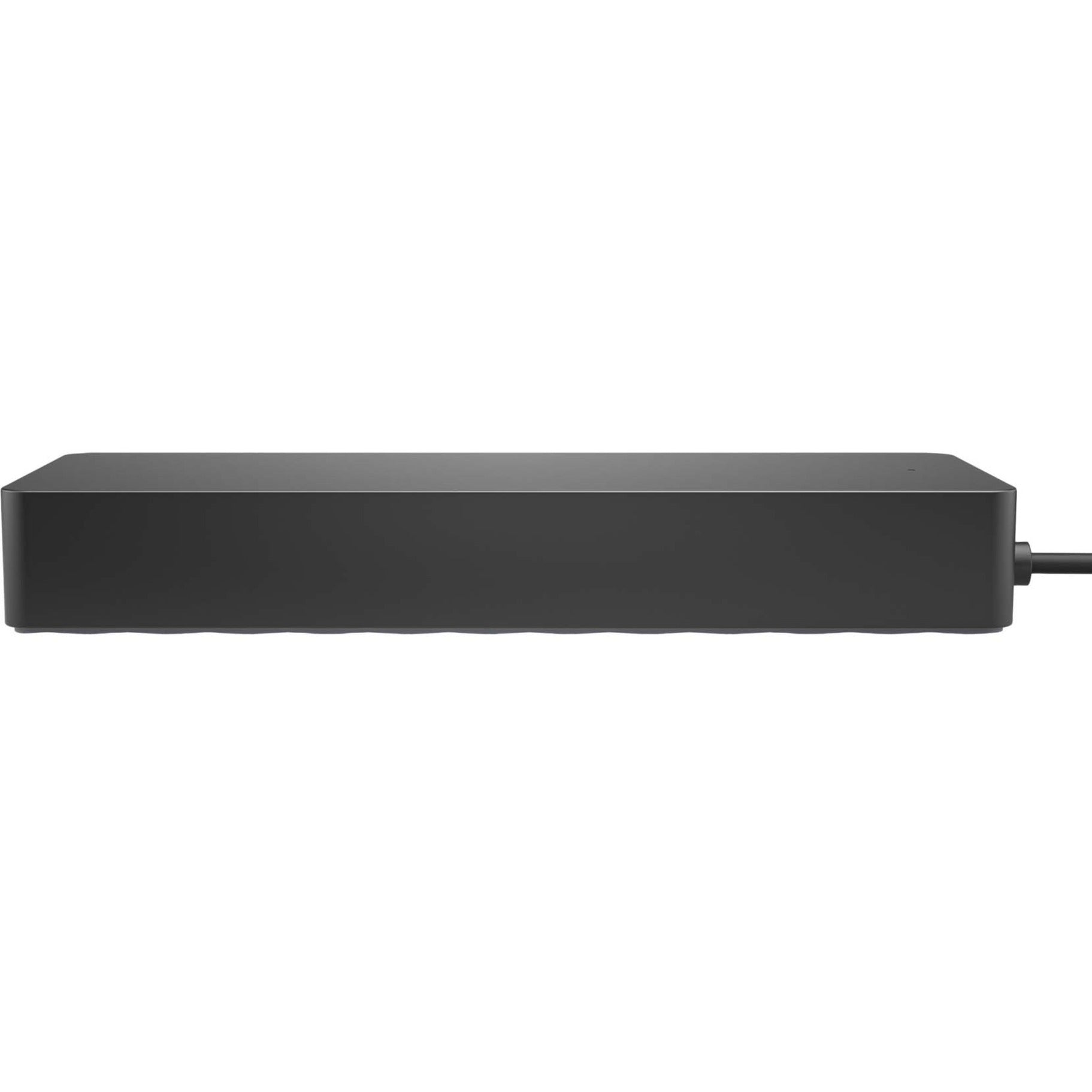 Side view of HP Travel USB-C Multi Port Hub emphasizing its ultra-thin profile-alternate-image3