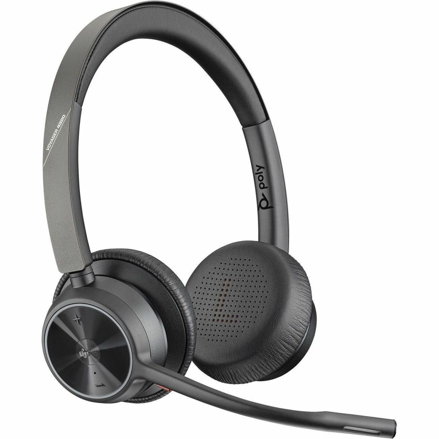 Poly 220902-01 Voyager 4300 UC 4320 Headset, Binaural On-ear, 2 Year Warranty, Noise Cancelling, USB Type C