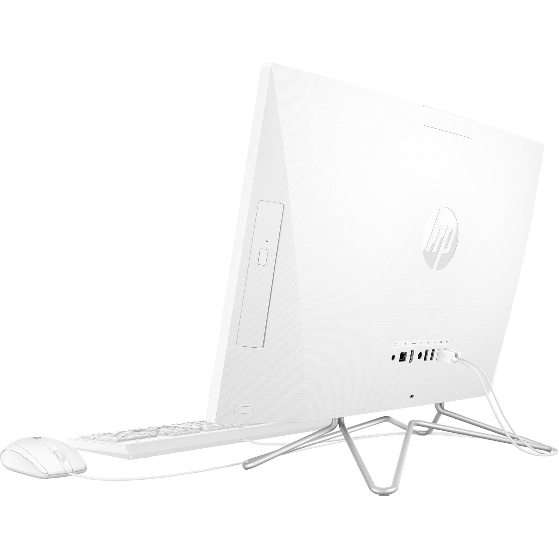 HP All-in-One 24-dd1036 Bundle PC, Intel Core i3, 8GB RAM, 256GB SSD, Windows 11 Home