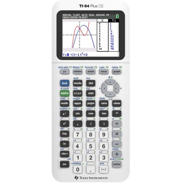 Texas Instruments 84PLCE/TBL/1L1/ZF TI-84 Plus CE Graphing Calculator ...