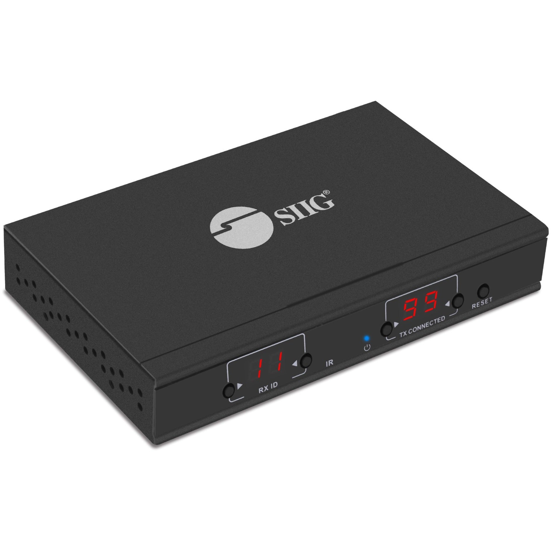 SIIG CE-H23C11-S2 HDMI Over IP Extender with IR - Receiver Full HD 1080p Video Extender Receiver SIIG CE-H23C11-S2 HDMI sur IP Extender avec IR - Récepteur Récepteur d'extension vidéo Full HD 1080p