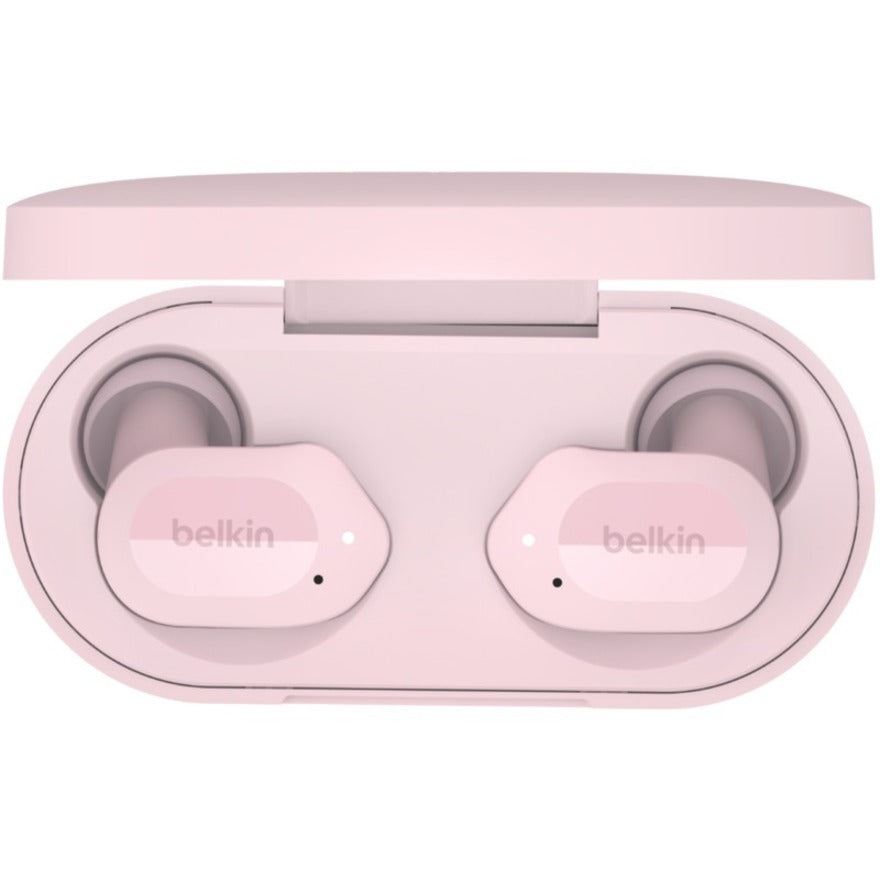 Belkin AUC005BTPK SOUNDFORM Play True Wireless Earbuds IPX5 Water Resistant Active Noise Canceling