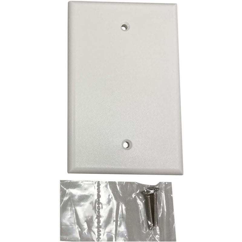 Wall plate with included mounting screws in sealed package