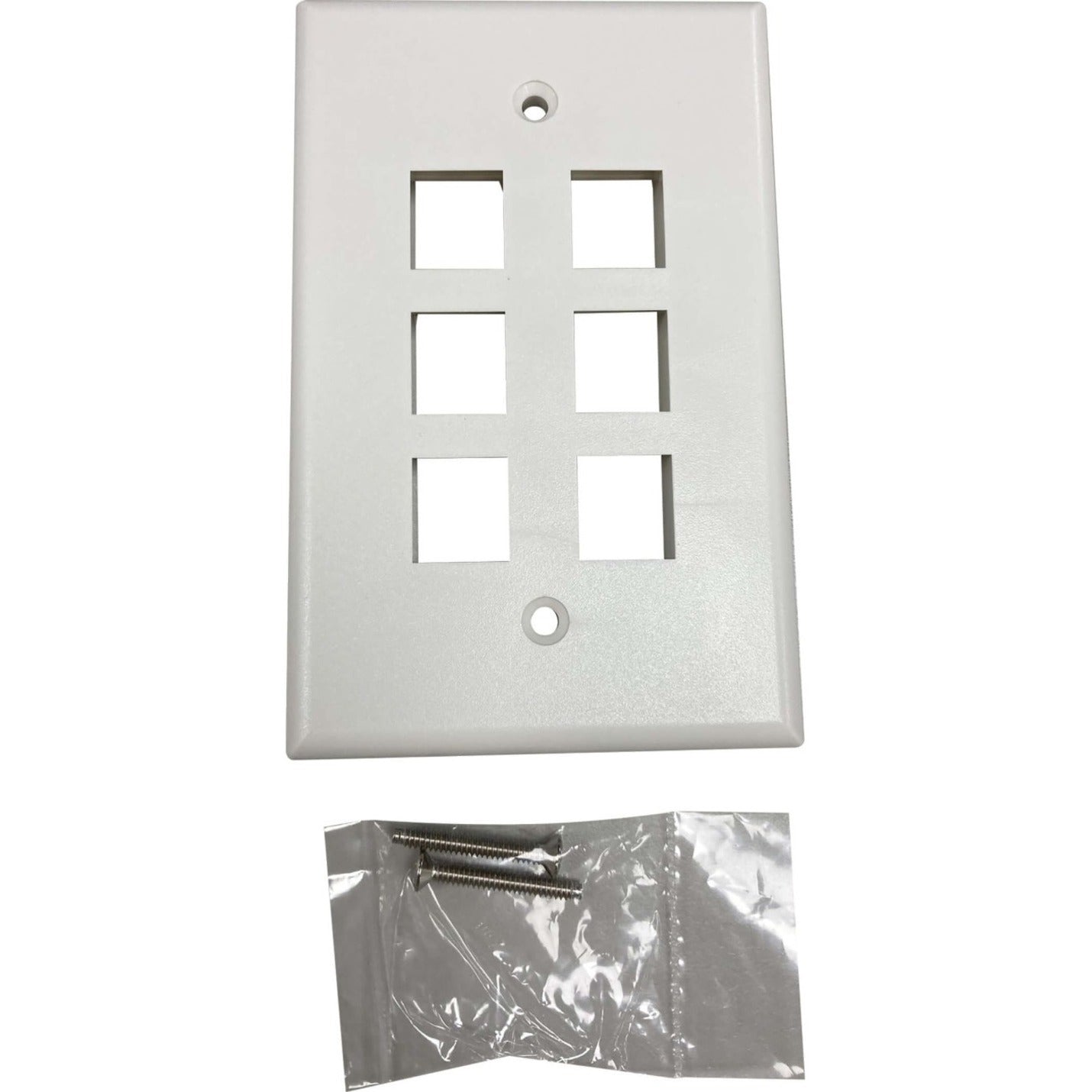 Wall plate with included mounting hardware in sealed package-alternate-image5