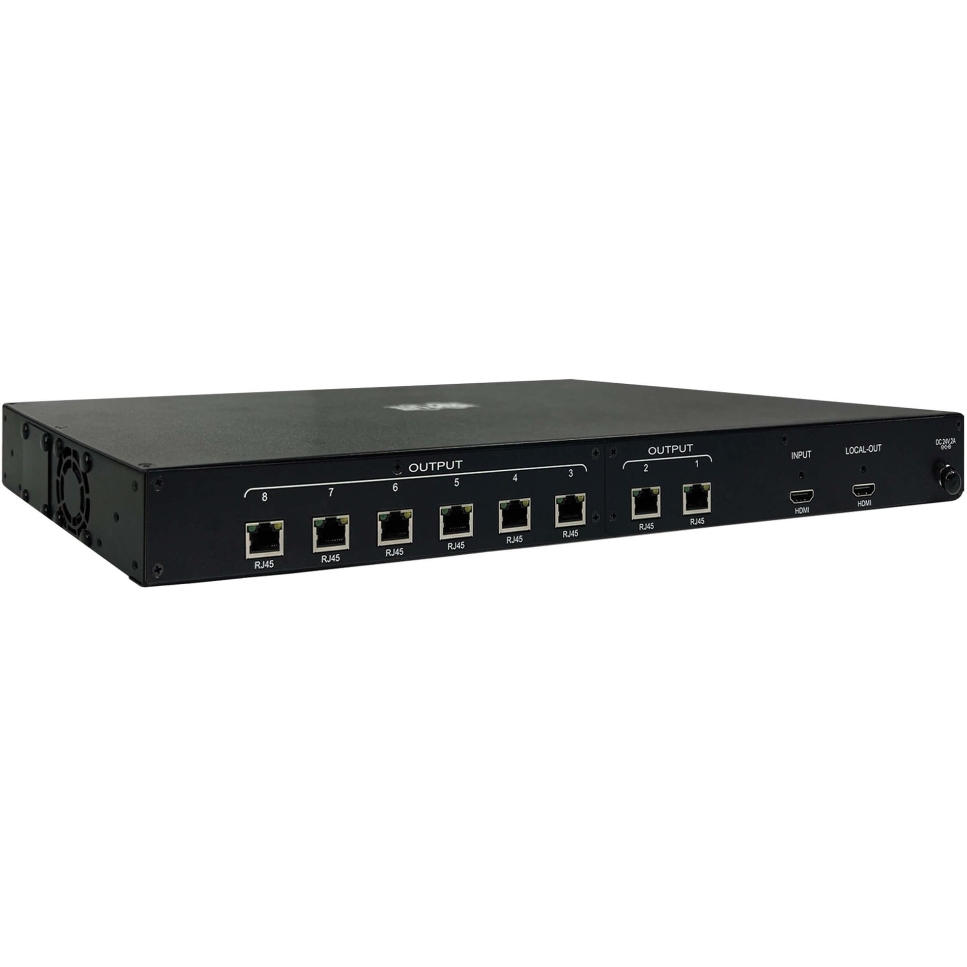 Tripp Lite B127A-008-BH 8-Port HDMI over Cat6 Splitter, 4K Video Resolution, TAA Compliant