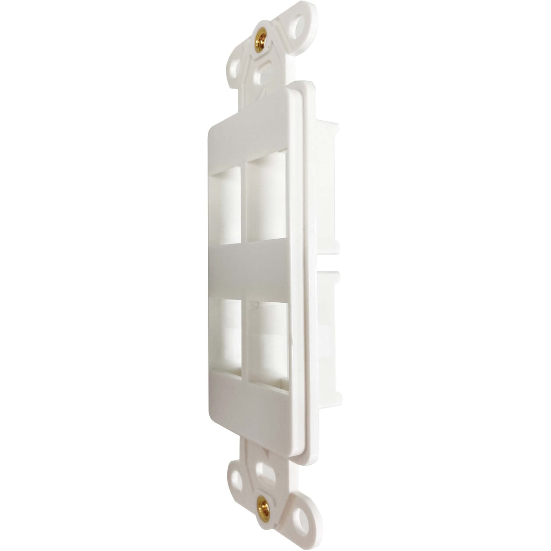 Tripp Lite N042DAB-004V-IV Safe-IT 4-Port Antibacterial Wall-Mount Insert, Ivory