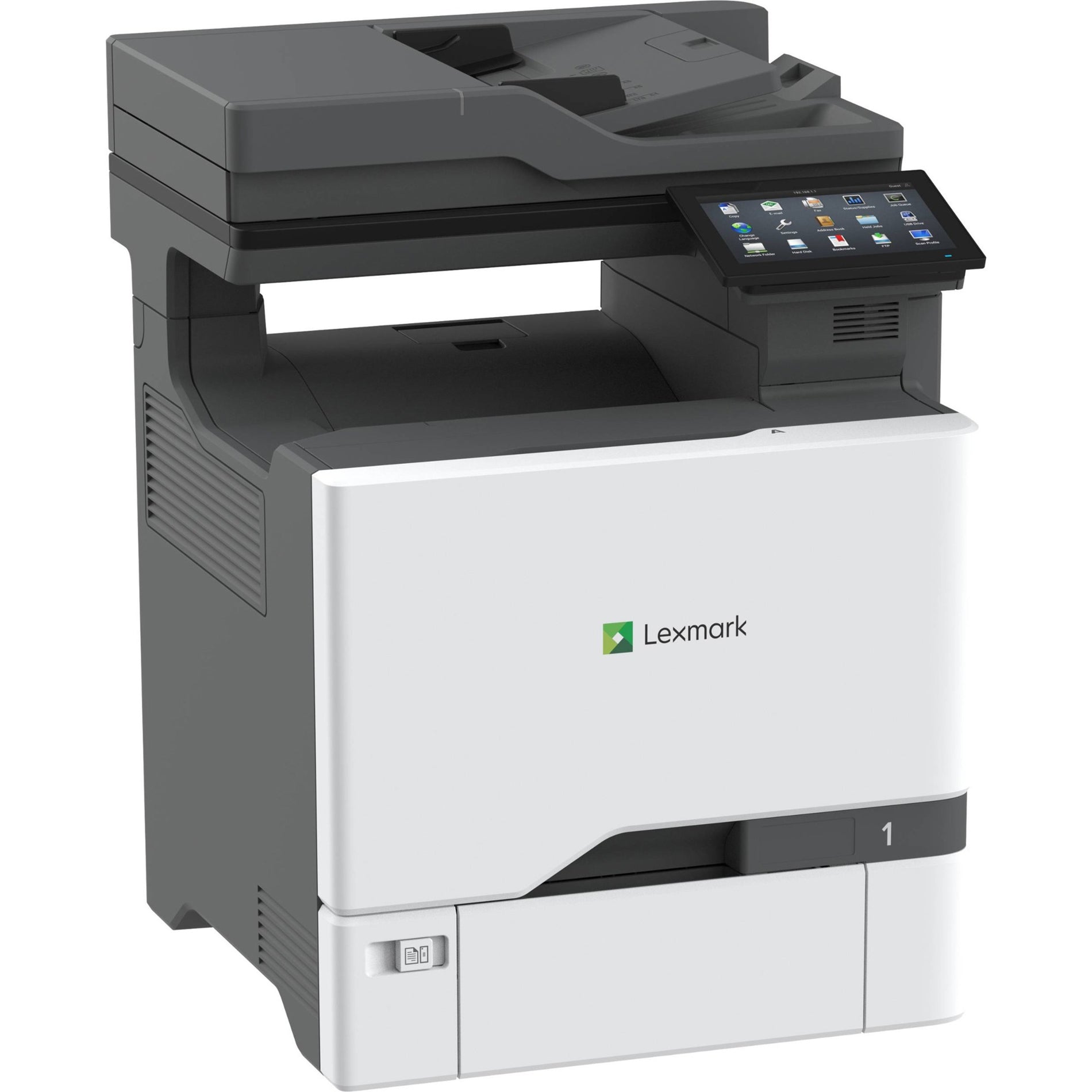 Impresora multifunción láser a color Lexmark 47C9500 CX730de Impresión dúplex automática Velocidad de impresión de 42 ppm Resolución de 2400 x 600 ppp Marca: Lexmark