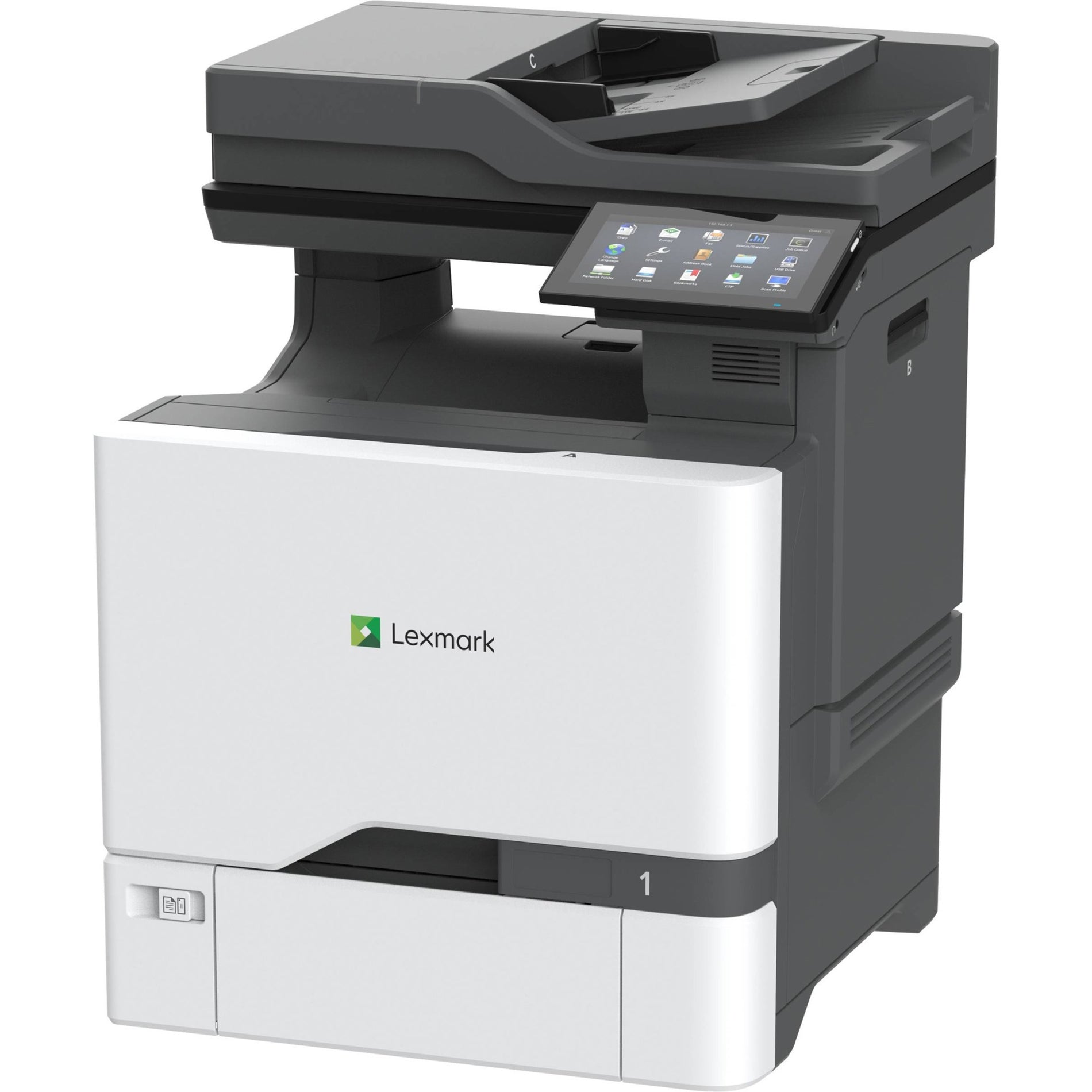 Impresora multifunción láser a color Lexmark 47C9500 CX730de Impresión dúplex automática Velocidad de impresión de 42 ppm Resolución de 2400 x 600 ppp Marca: Lexmark