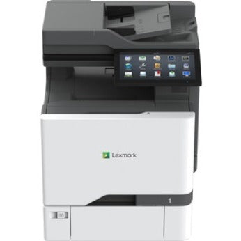 Front view of Lexmark CX735adse showing compact design and touchscreen display-alternate-image2