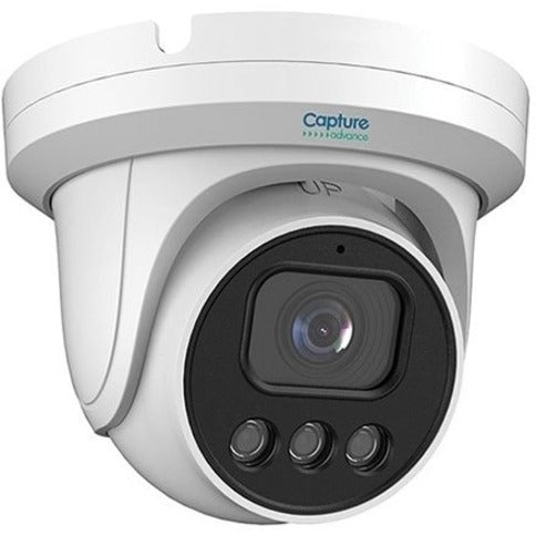 Capture Advance R2-8MPFXTUR 8MP Fixed IP Turret Camera, 2.8mm Lens, 4K Resolution, Night Vision