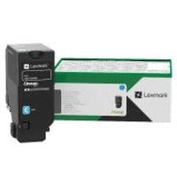 Lexmark 71C10C0 original cyan toner cartridge in retail packaging with green and black design