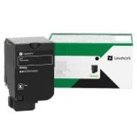 Lexmark 71C10K0 black toner cartridge in retail packaging with green and white design elements