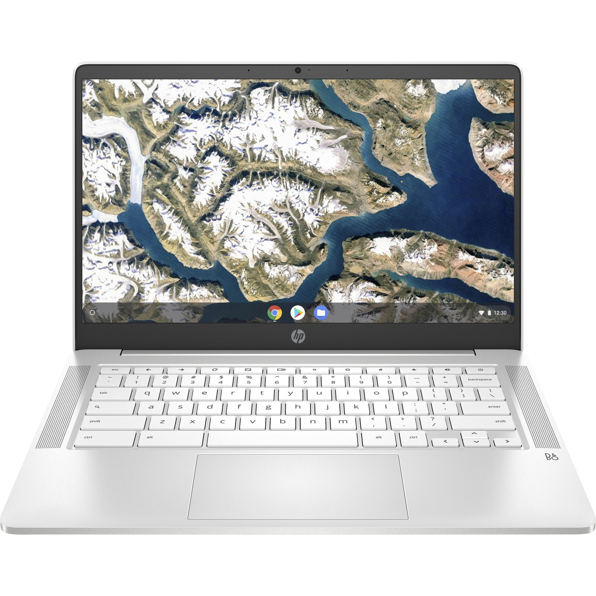 HP Chromebook 14a-na0240nr 14" Écran tactile Chromebook Intel Celeron N4120 Quad-core 4 Go RAM 64 Go Mémoire flash Blanc céramique  Marque : HP