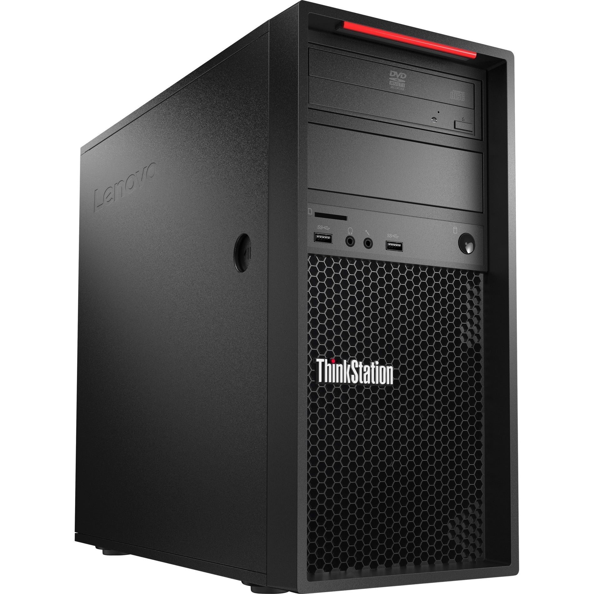 Lenovo ThinkStation P520c 30BX00G0US Workstation - 1 x Intel Xeon Octa-core (8 Core) W-2245 3.90 GHz - 32 GB DDR4 SDRAM RAM - 1 TB SSD - Tower (30BX00G0US) Right image