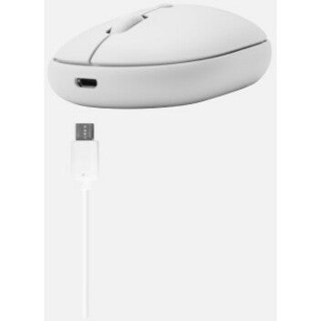 Mouse óptico Bluetooth recargable Macally BTTOPBAT para Mac y PC ajuste ergonómico 1600 DPI inalámbrico