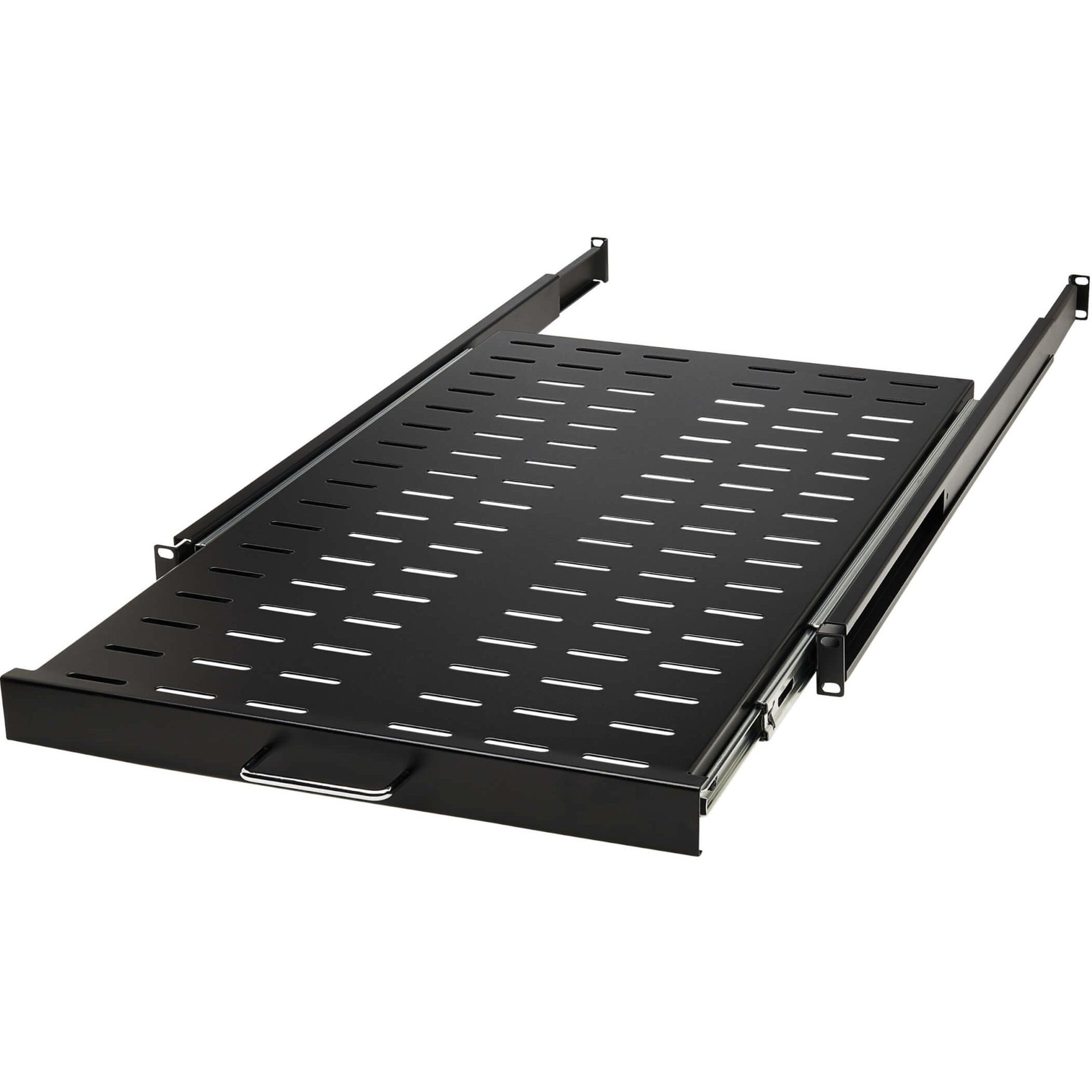 Tripp Lite SRSHELF4PSLVENT SmartRack Sliding Steel Rack Shelf - 1U Belüftet Hält bis zu 50 lb. (23 kg)