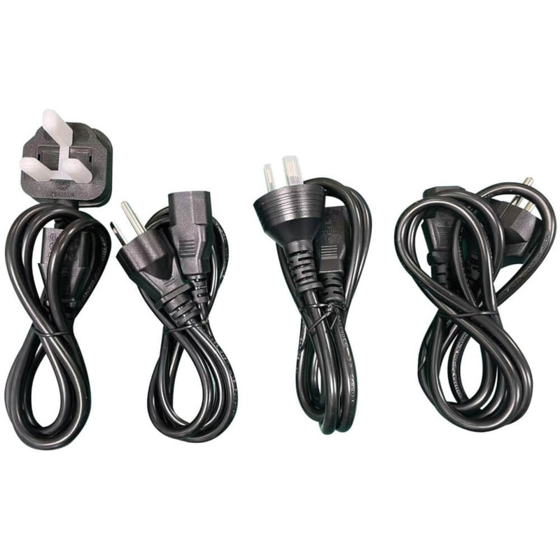 Power cables and accessories included with docking station