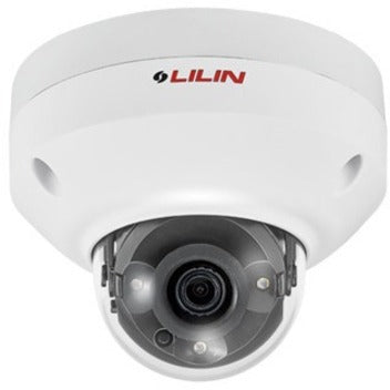 LILIN P5R6322E2 1080P Day & Night Fixed IR Vandal Resistant Dome IP Camera, 5MP, Outdoor, IK10, IP67