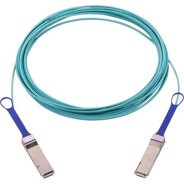 NVIDIA MFA1A00-E100 Active Fiber Cable, up to 100Gb/s, QSFP, LSZH, 100m