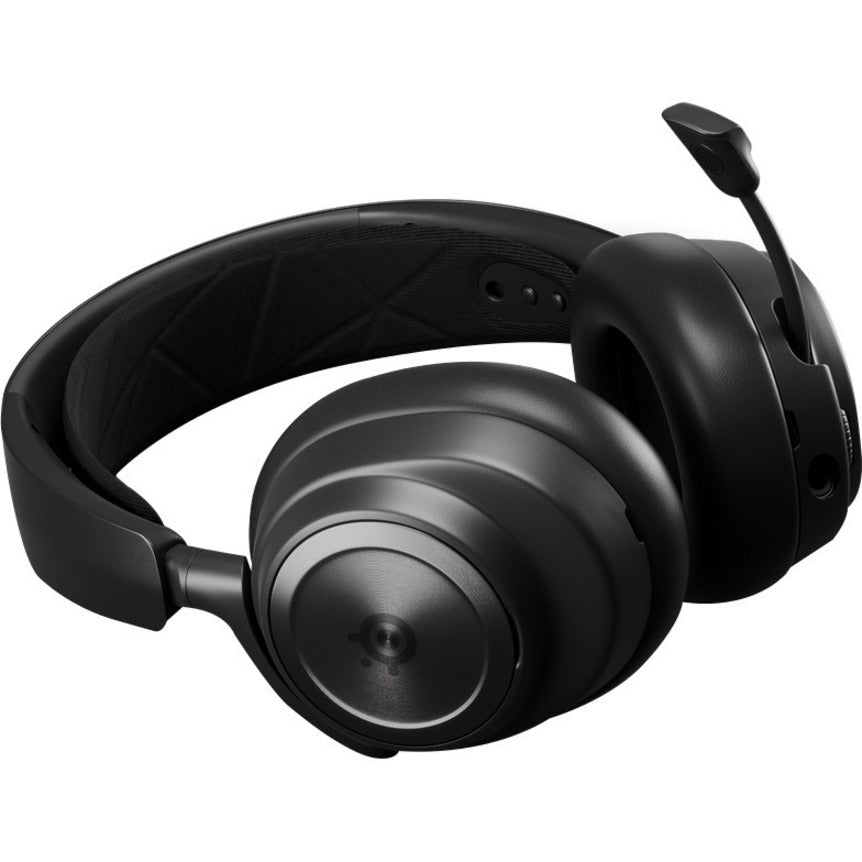 SteelSeries 61521 Arctis Nova Pro Wireless Gaming Headset, Retractable Microphone, Active Noise Canceling