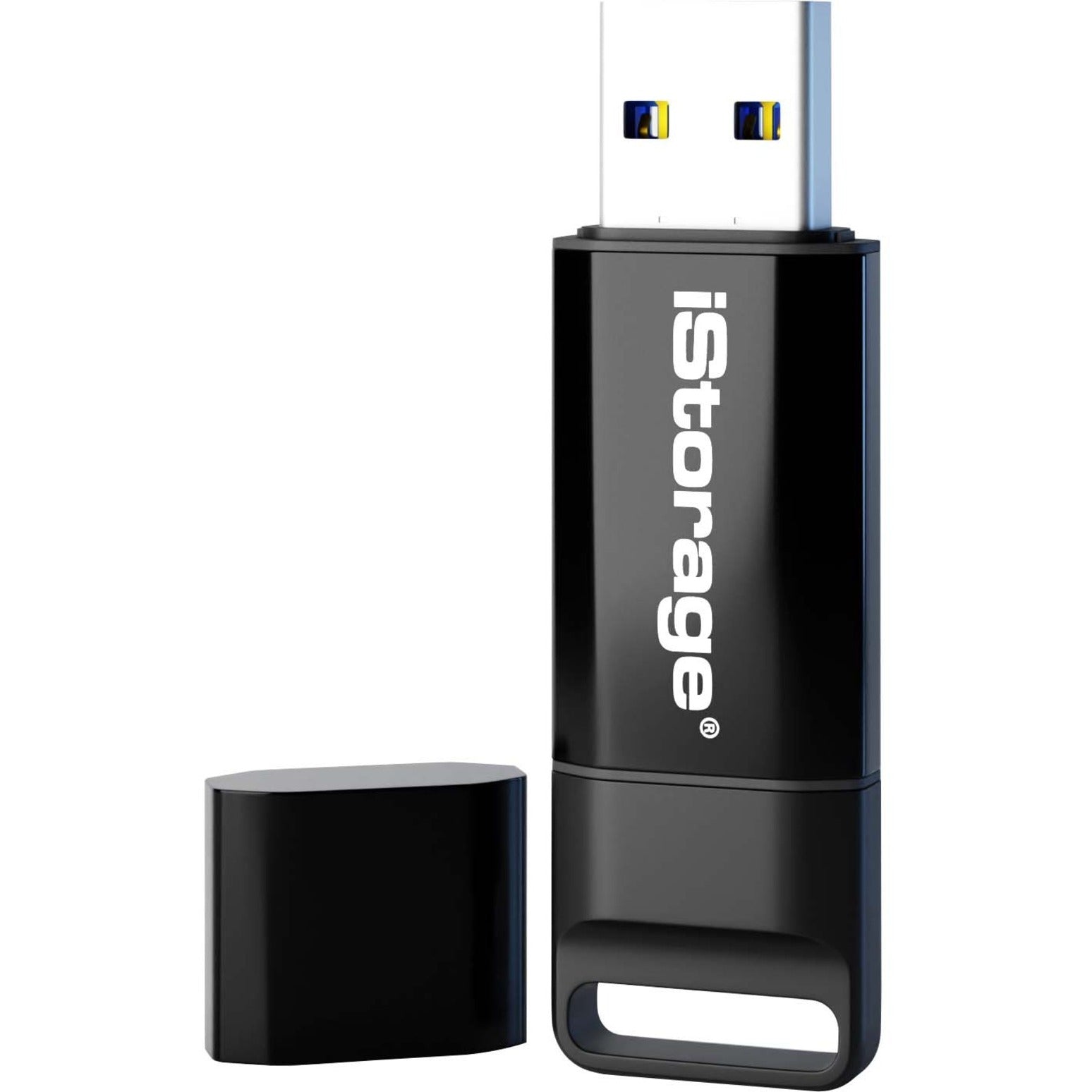 iStorage IS-FL-DBT-256-16 datAshur BT Hardware encrypted USB 3.2 (Gen1) Flash Drive, 16GB, Water Resistant, Dust Resistant, Bluetooth, Password Protection, Fingerprint Reader