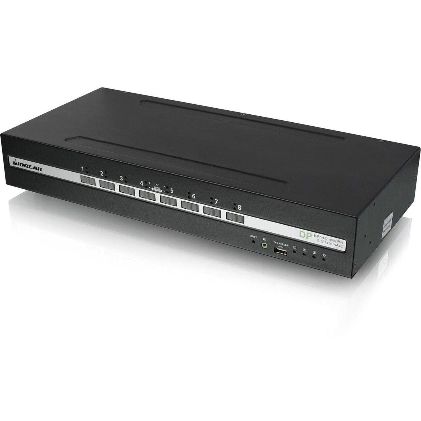 IOGEAR GCS1418TAA4C-UN Interrupteur KVM Sécurisé 8 Ordinateurs Pris en Charge Garantie de 3 Ans