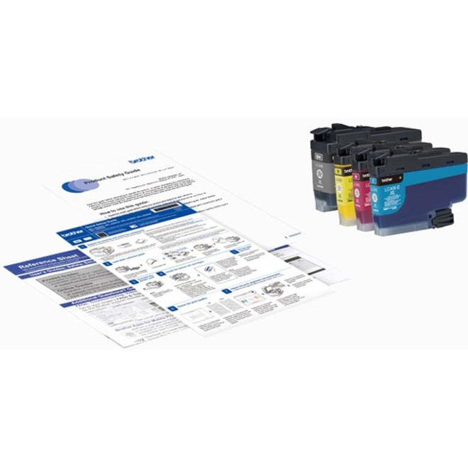 Product contents showing setup guides and INKvestment Tank ink cartridges-alternate-image4