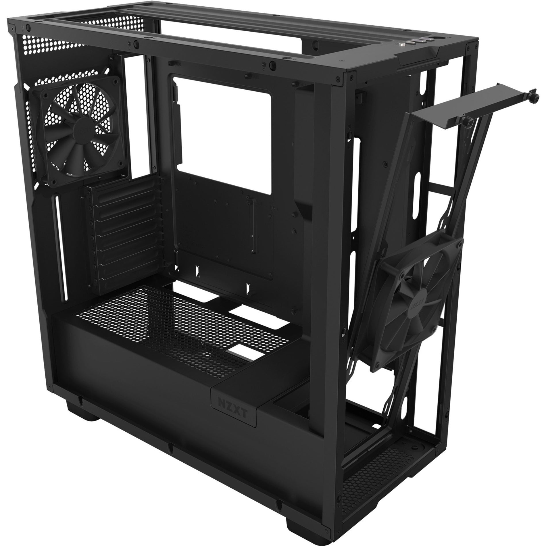 NZXT CM-H71BB-01 H7 MID-Tower Case, Tempered Glass, Black, 8 Expansion Bays, 7 Expansion Slots