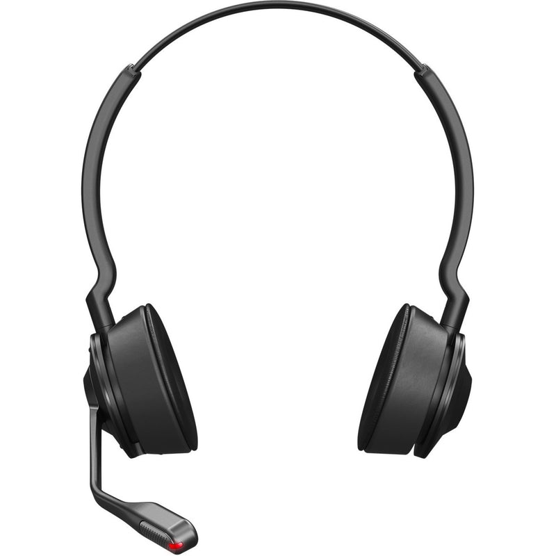 Side view of Jabra Engage 55 headset highlighting padded headband and ear cushions