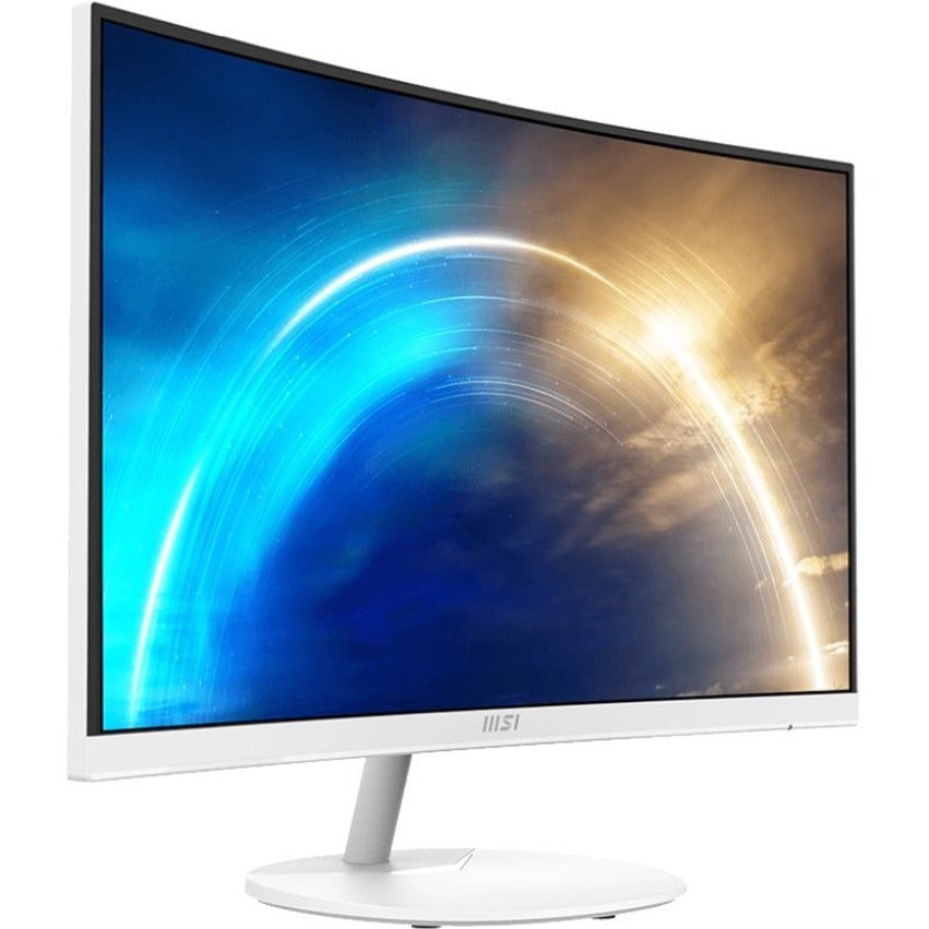 MSI PROMP271CW Pro MP271CW 27" FHD Curved VA Monitor, 1920x1080, 3000:1, VGA HDMI, Matte White