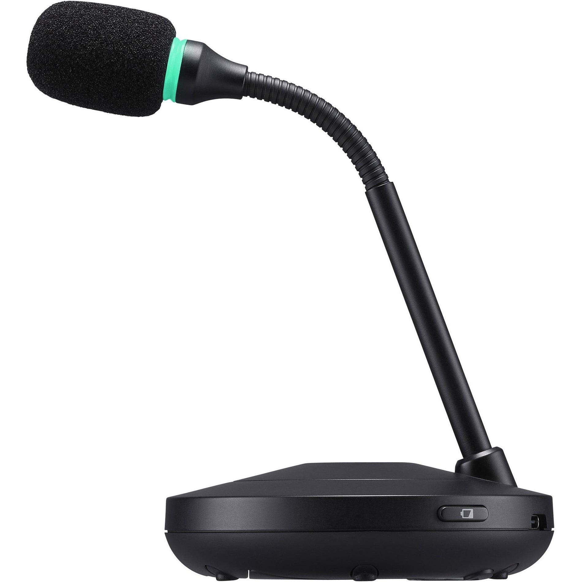 Yamaha RM-WGS Wireless Tabletop Microphone Uni-directional 164.04 ft Operating Range 20 Hour Battery Run Time