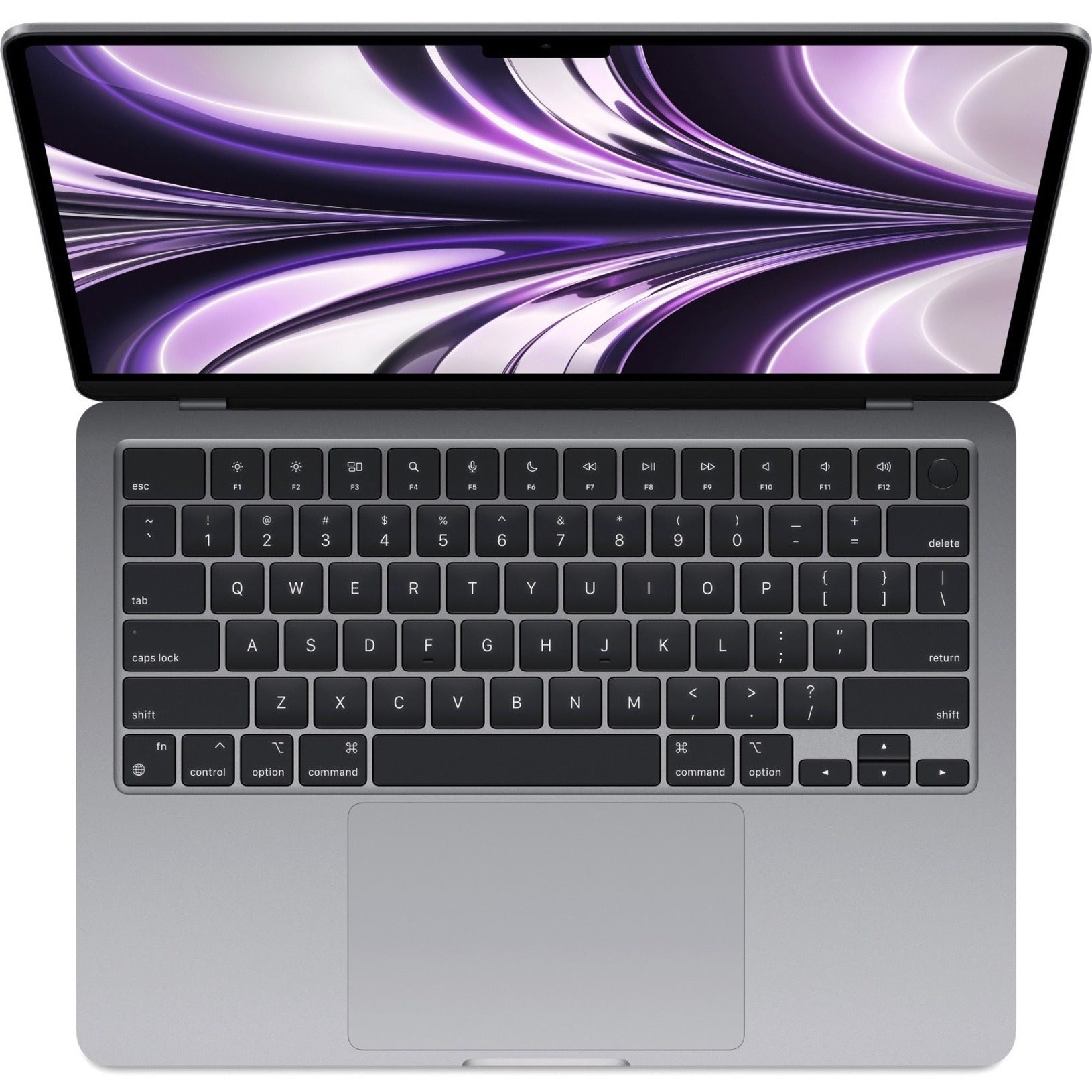 Apple MLXW3LL/A MacBook Air M2, 13.6" Space Gray Notebook, 8GB RAM, 256GB SSD, macOS Monterey