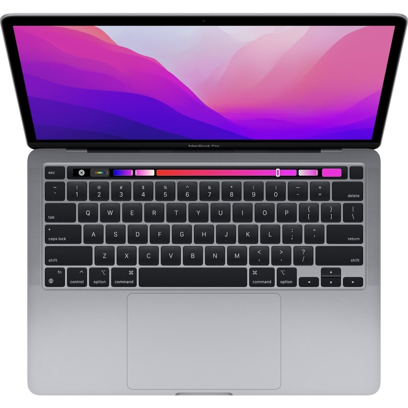 苹果 MNEH3LL/A MacBook Pro 13.3英寸 M2，太空灰，8GB 内存，256GB SSD，macOS 蒙特雷