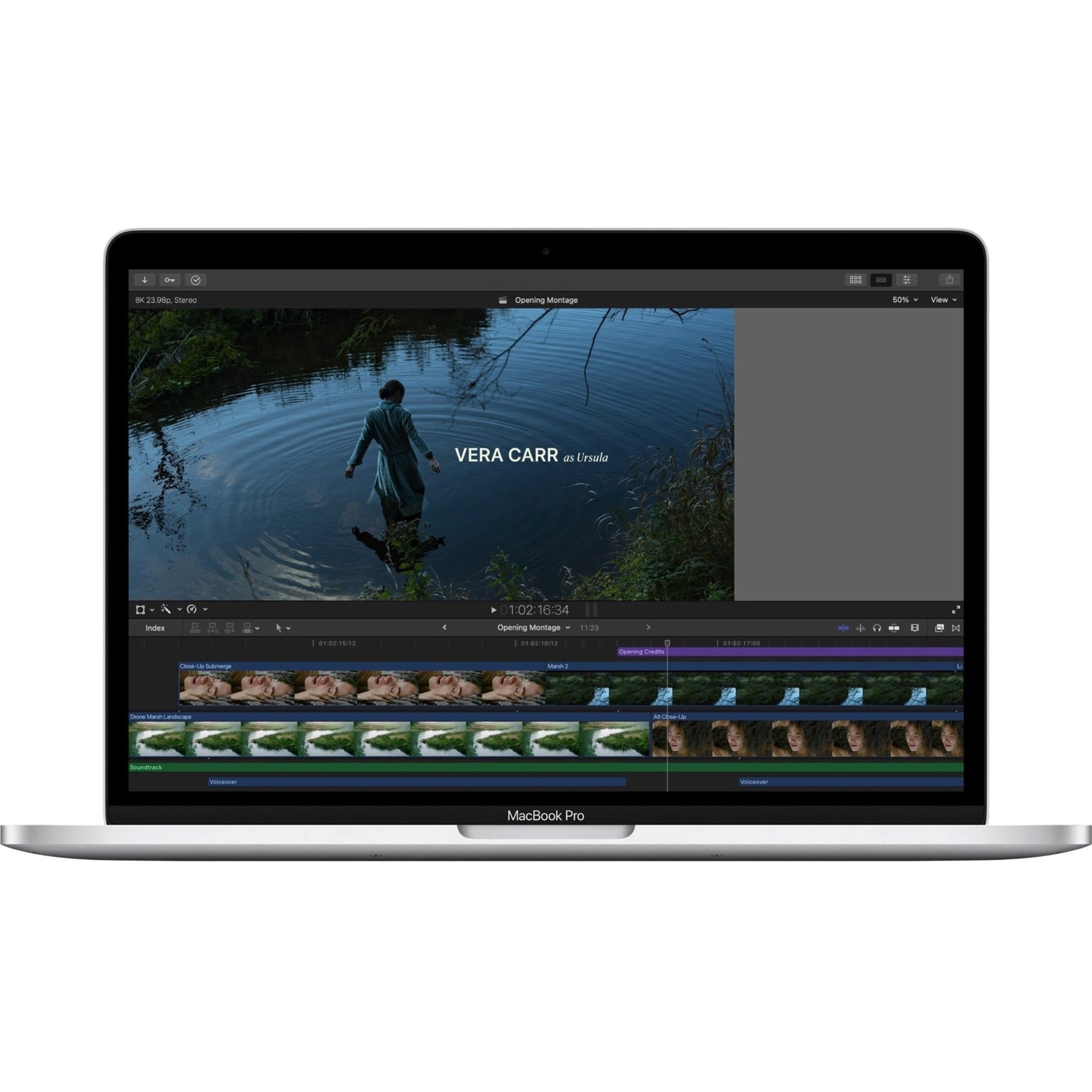 Apple MNEQ3LL/A MacBook Pro 13.3" Silver, M2, 8GB RAM, 512GB SSD, macOS Monterey