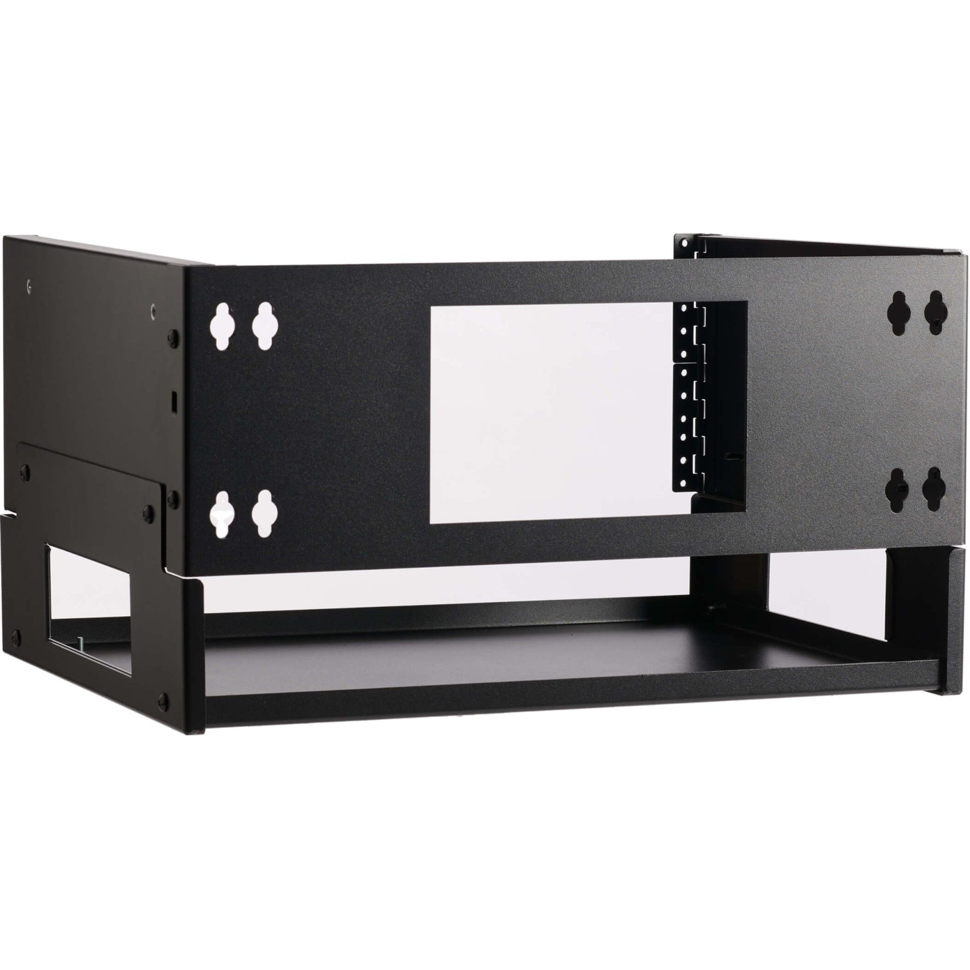 Tripp Lite SRWO4UBRKTSHELF 4U Wall-Mount Bracket with Shelf for Small Switches and Patch Panels, Hinged, Heavy Duty