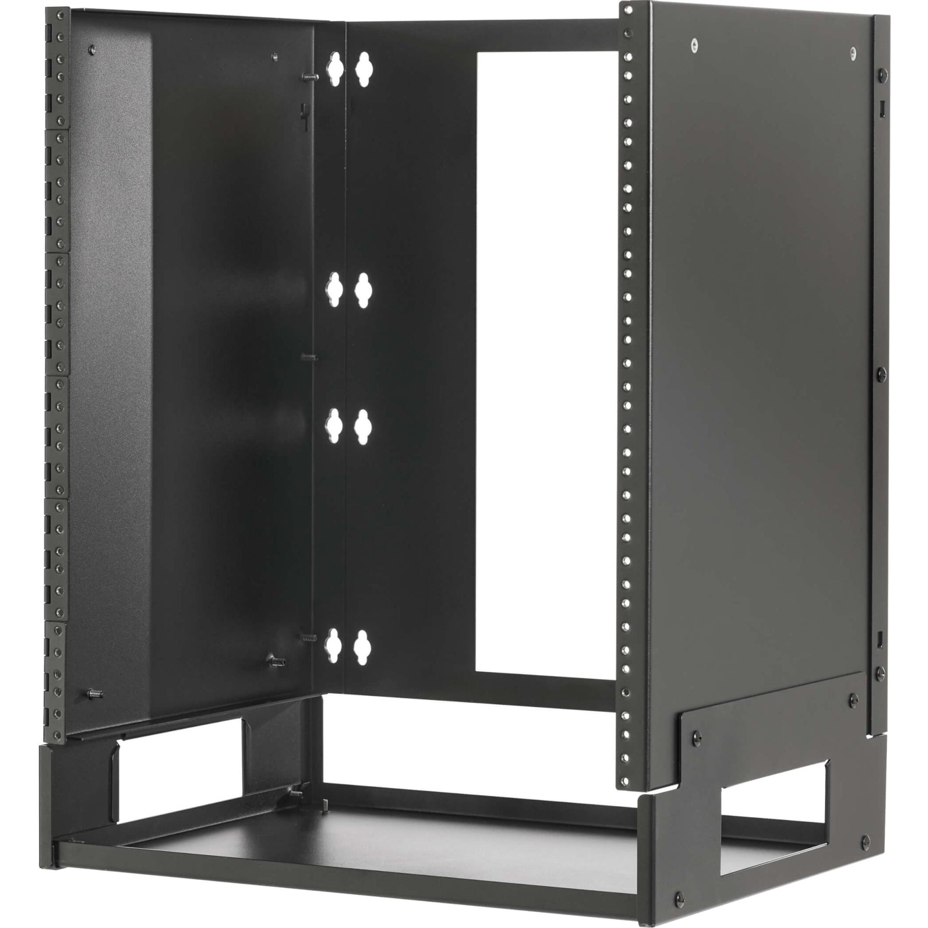 Tripp Lite SRWO12UBRKTSHEL 12U Wandmontagewinkel mit Regal für kleine Switches und Patch Panels Scharnier Heavy Duty