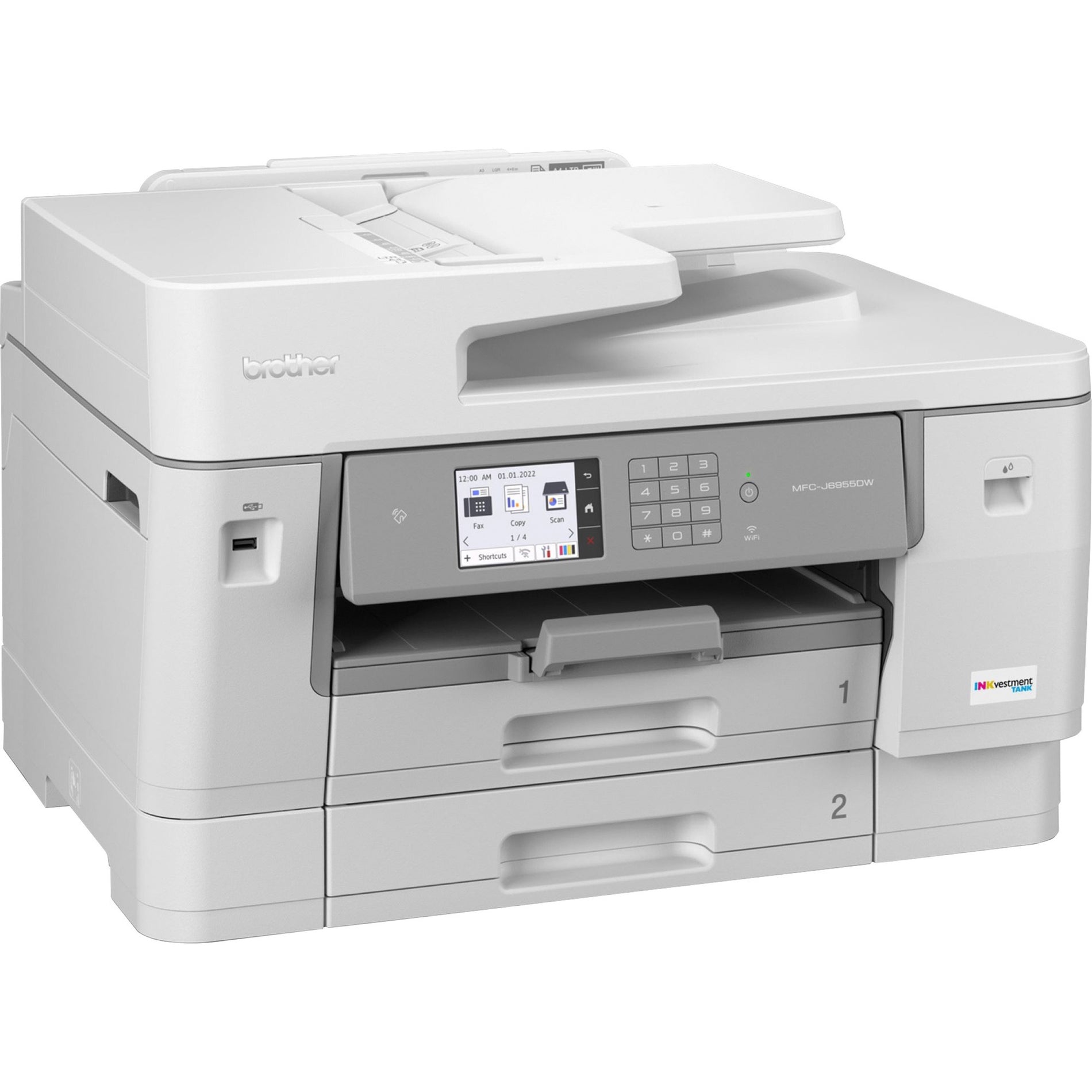 Brother MFC-J6955DW Inkjet Multifunction Printer, Color, Wireless, 2 Year Warranty