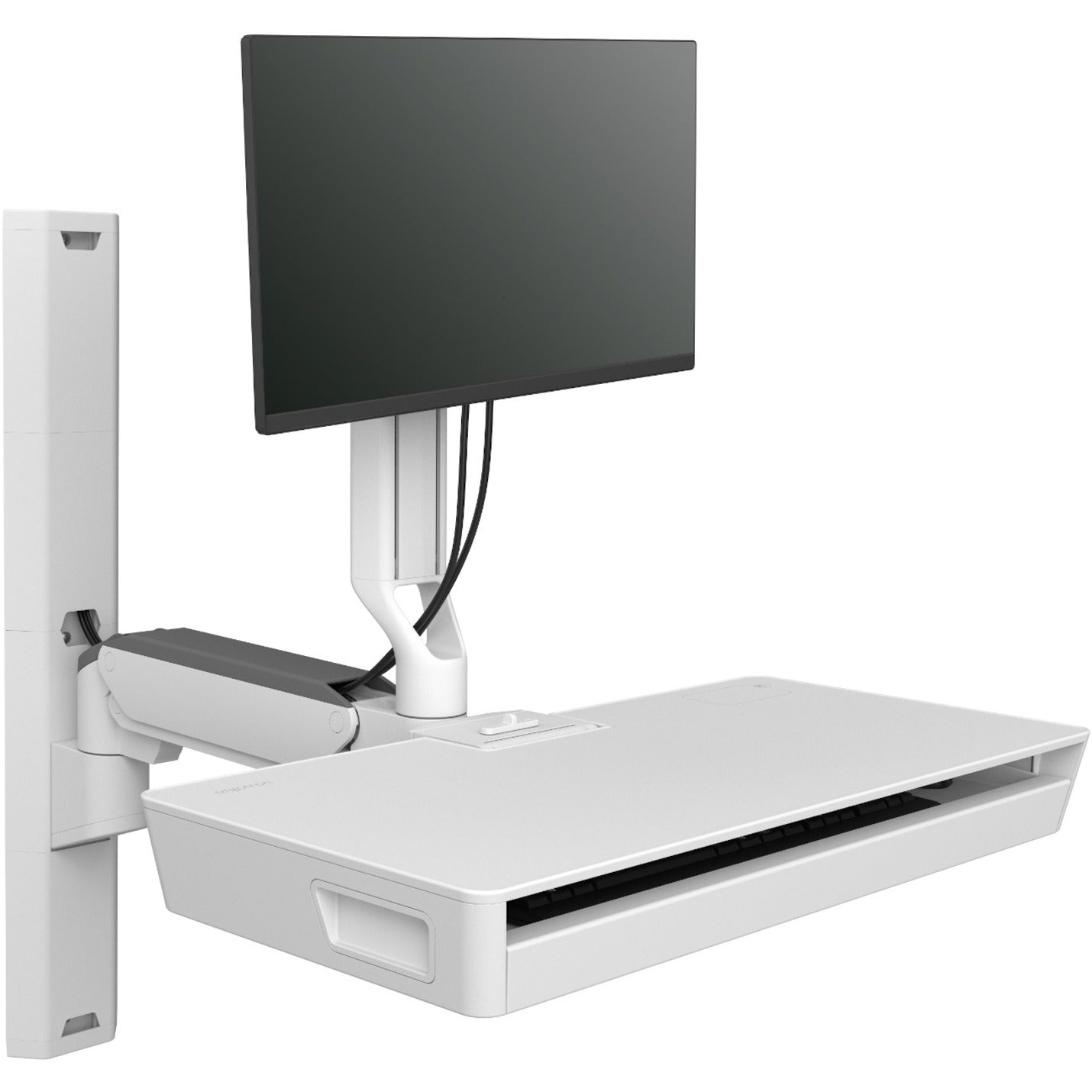 Ergotron 45-619-251 CareFit Halterarm für Monitor Maus Tastatur LCD-Display Montageverlängerung - Weiß