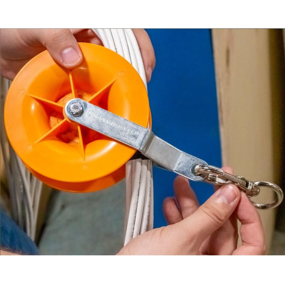 品牌：Jonard Tools   标题：Jonard Tools CP-475 低压电缆、网络和同轴电缆用滑轮（2件装）-耐用的镀锌电缆滑轮