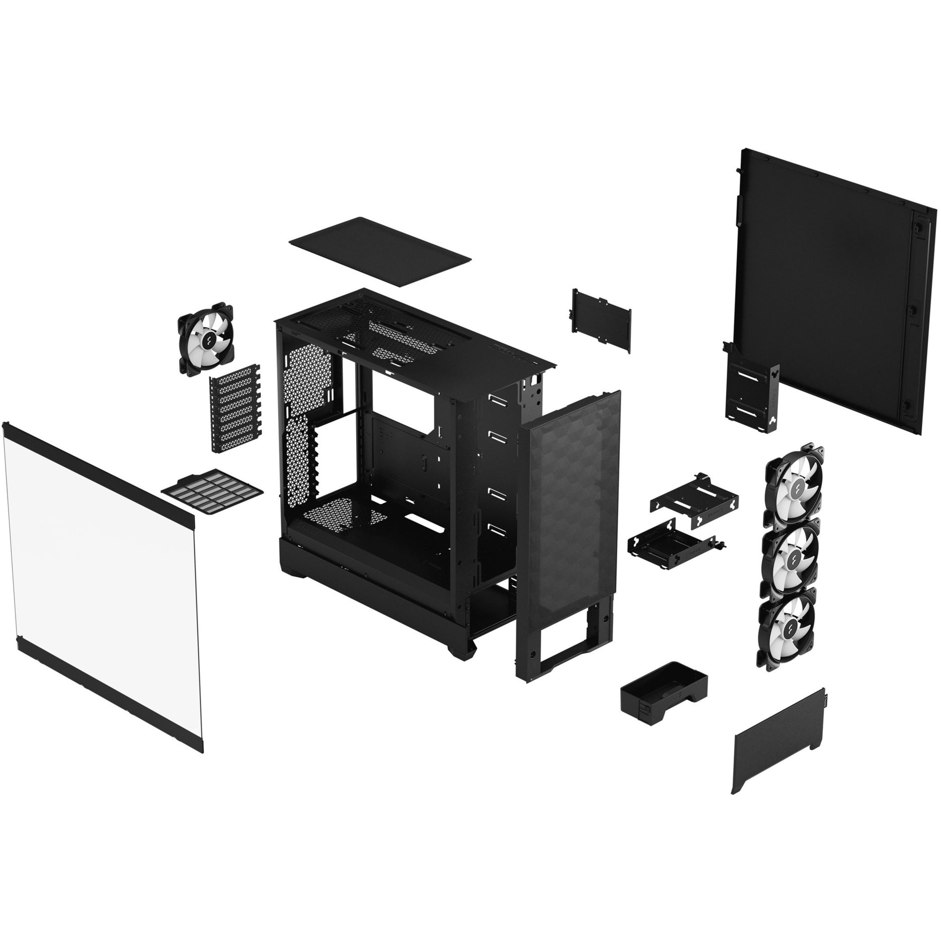 Fractal Ontwerp FD-C-POR1X-06 Pop XL Air RGB Computerkast Gehard Glas 2-Jaar Garantie