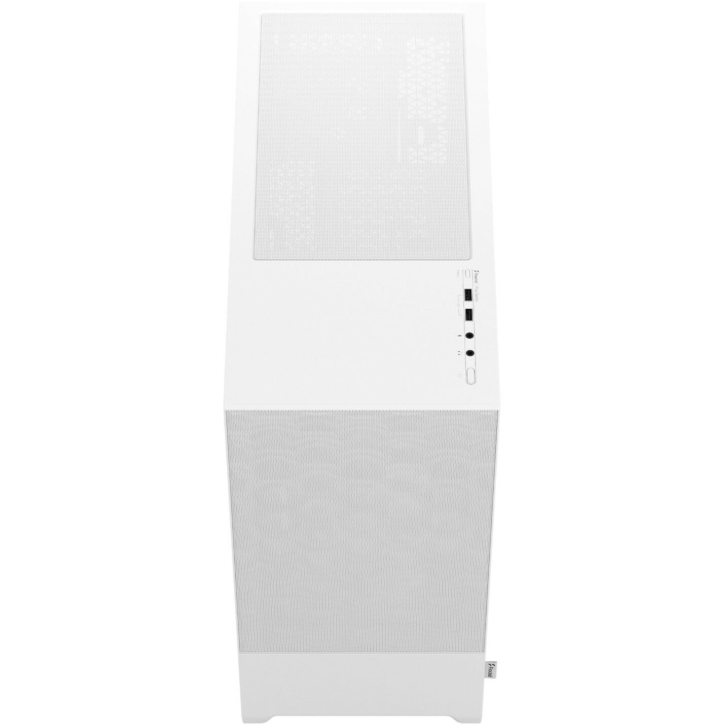 Fractal Design FD-C-POR1A-01 Pop Air RGB Computer Case, White, Steel, Tempered Glass, 3 Fans Installed