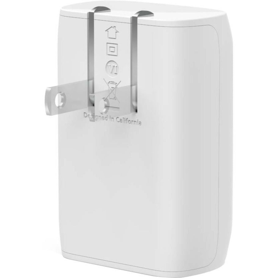 Belkin WCA005DQWH BOOST&uarr;CHARGE USB-C PD 3.0 PPS Wall Charger 30W, Charge Your Devices up to 30W