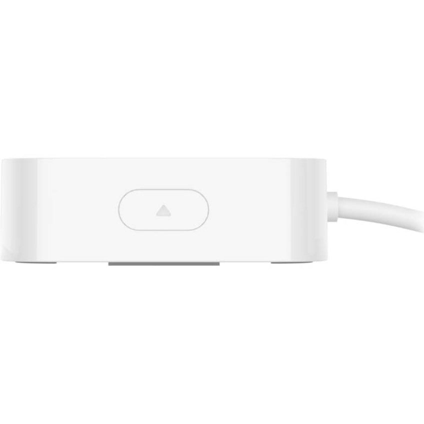 Belkin INC011TTWH Connect USB-C 6-in-1 Multiport-Hub mit Halterung Dockingstation für iMac PC MacBook Chromebook USB-C-Geräte und Geräte mit Thunderbolt 3-Anschluss