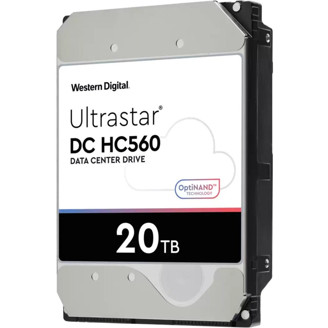 قرص صلب WD 0F38652-20PK Ultrastar DC HC560 سعة 20 تيرابايت، 3.5 بوصة داخلي، SAS (SAS بسرعة 12 جيجابت/ثانية)