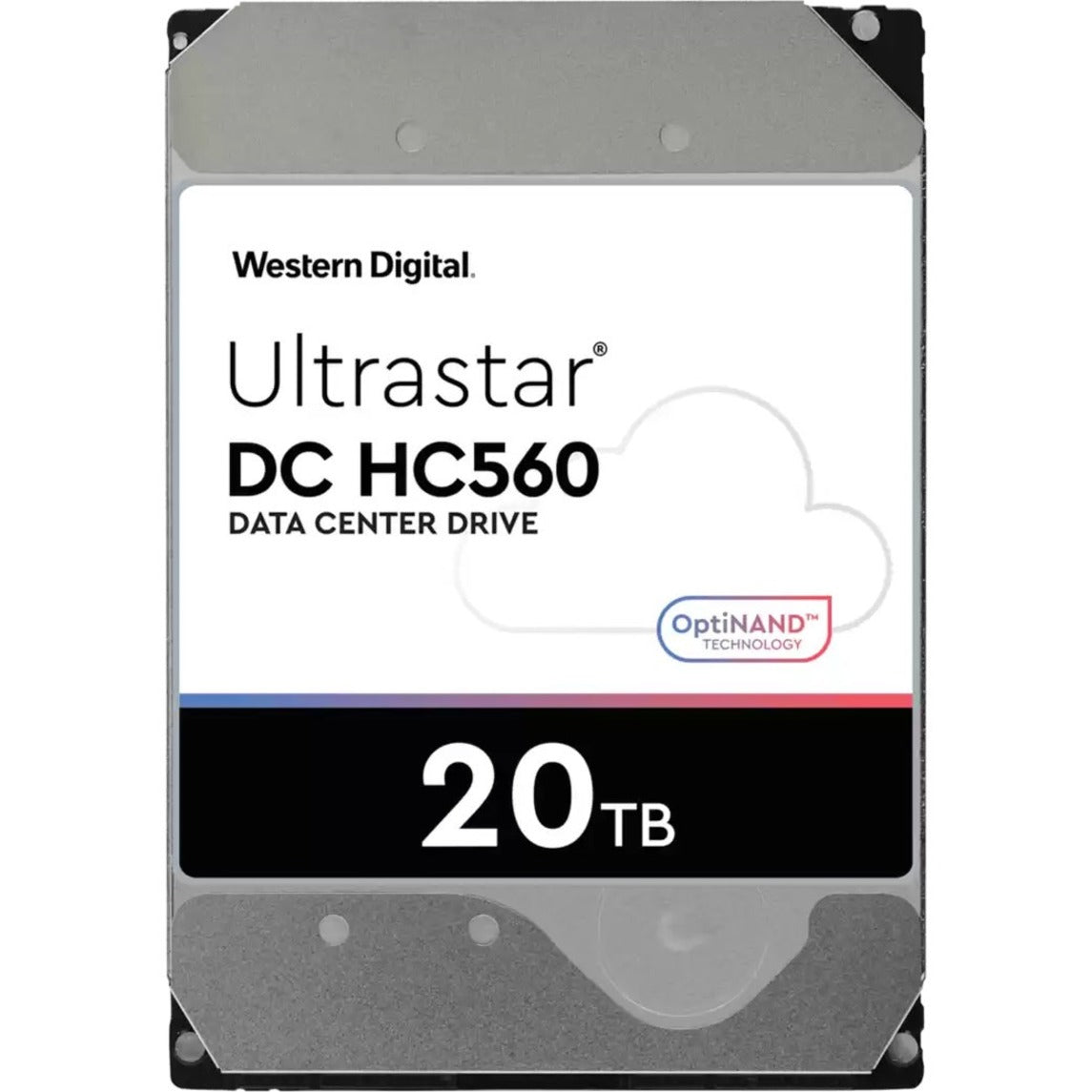 قرص صلب WD 0F38652-20PK Ultrastar DC HC560 سعة 20 تيرابايت، 3.5 بوصة داخلي، SAS (SAS بسرعة 12 جيجابت/ثانية)